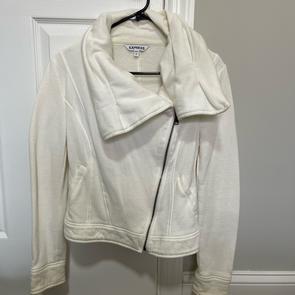 Express Women's Cream Blazer Jacket